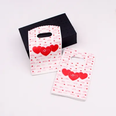50pcs/pack Boutique Jewelry Mini Small Plastic Gift Packaging Bag 9x15cm