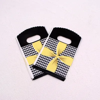 50pcs/pack Boutique Jewelry Mini Small Plastic Gift Packaging Bag 9x15cm