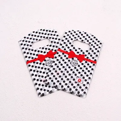 50pcs/pack Boutique Jewelry Mini Small Plastic Gift Packaging Bag 9x15cm