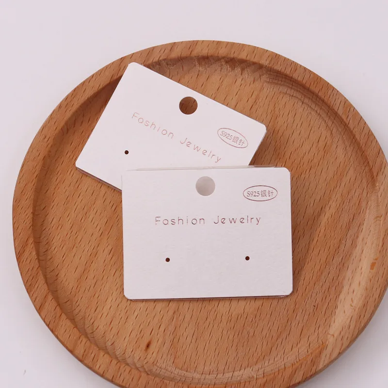 Curved Hook Cardboard Jewelry Earring Packaging Card