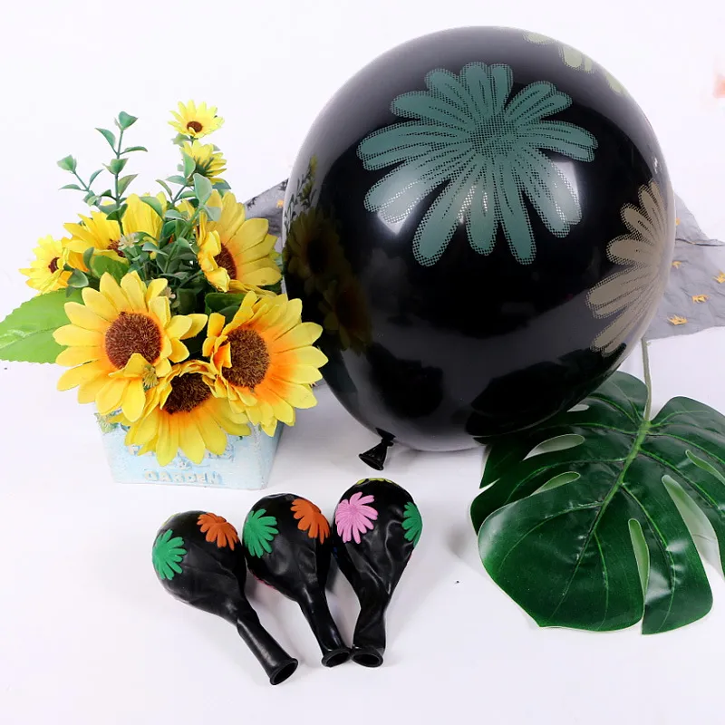 Five-Sided Full-Flower Print Balloon
