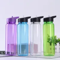 500ml Outdoor Portable Sports Straw Water Bottle