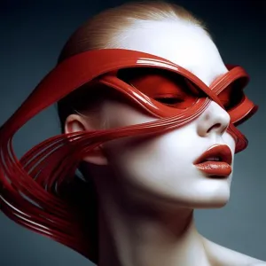 Women Fashion Exaggerated Streamlined Cat Eye Sunglasses