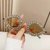 Gold Frame White Diamond Champagne