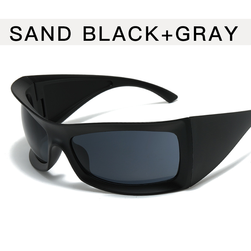 Wholesale Women Fashion Simple Oversized Frame Y2K Sunglasses