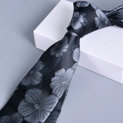 Men Simple High Density Jacquard Arrow Business Tie