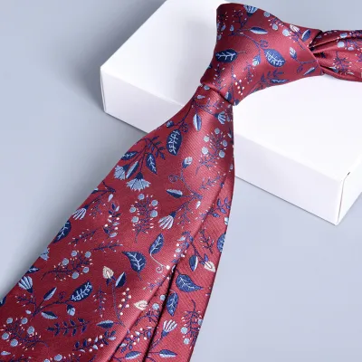 Men Simple High Density Jacquard Arrow Business Tie