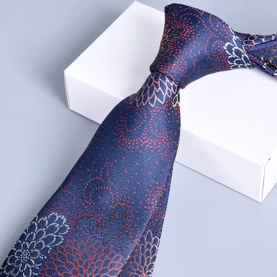 Men Simple High Density Jacquard Arrow Business Tie