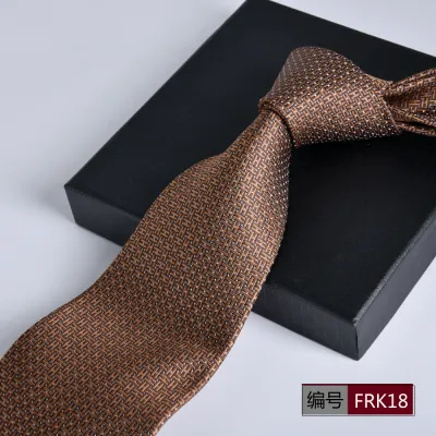 Men Fashion Stripe Jacquard Business Necktie