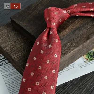 Men's Fashion Stripe Jacquard Business Tie