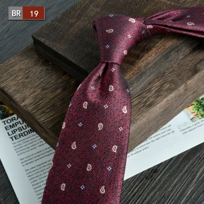 Men's Fashion Stripe Jacquard Business Tie