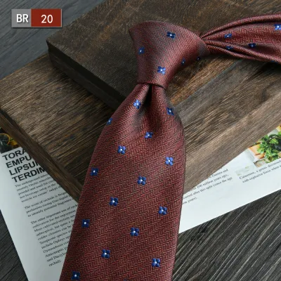 Men's Fashion Stripe Jacquard Business Tie