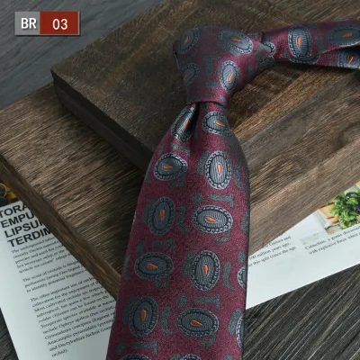 Men's Fashion Stripe Jacquard Business Tie