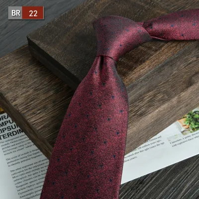 Men's Fashion Stripe Jacquard Business Tie