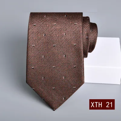 Men's Fashion Jacquard Business Tie - Polyester Filament Tiny Flower Necktie