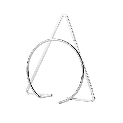 Women's Fashion Exaggerated Geometric Round Triangle Copper Bracelet