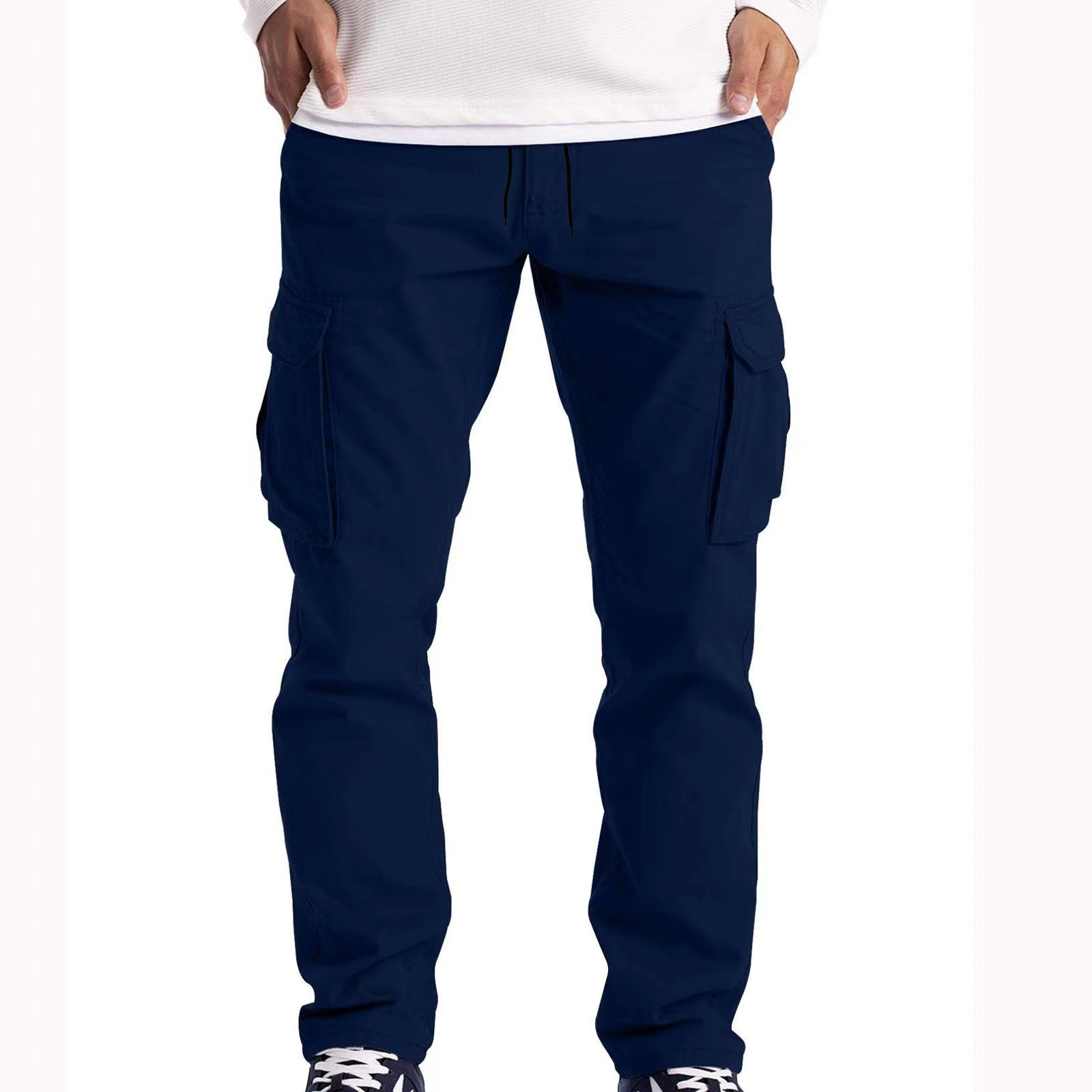 【U LAN】(UNISEX) Autumn Basic Cargo String Pants U LAN】(UNISEX) Autumn Basic Cargo String Pants U LAN