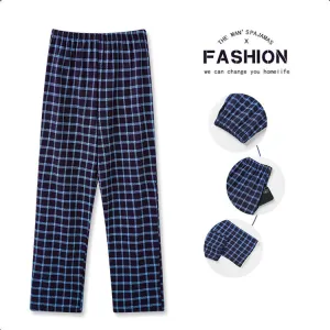 Casual Men Cotton Cartoon Print Loungewear Pajama Pants Long