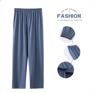 Comfortable Modal Long Men Pajama Sleep Loungewear Pants Simple Casual