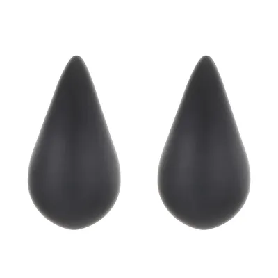 Exaggerated Big Water Drop Simple Neon Color Women Stud Earrings