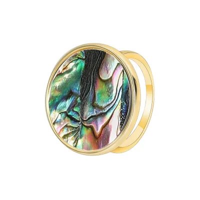 Fashion Designer Simple Retro Shell Round Ring For Women