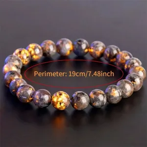 Flame Natural Stone Bracelet For Men And Women Punk Style