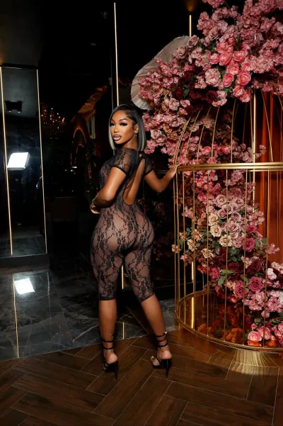 Women Fashion Sexy Nightclub Style Mesh Jumpsuit