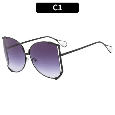 Fashion Irregular Large Frame Sunglasses