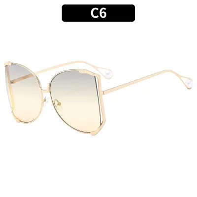 Fashion Irregular Large Frame Sunglasses