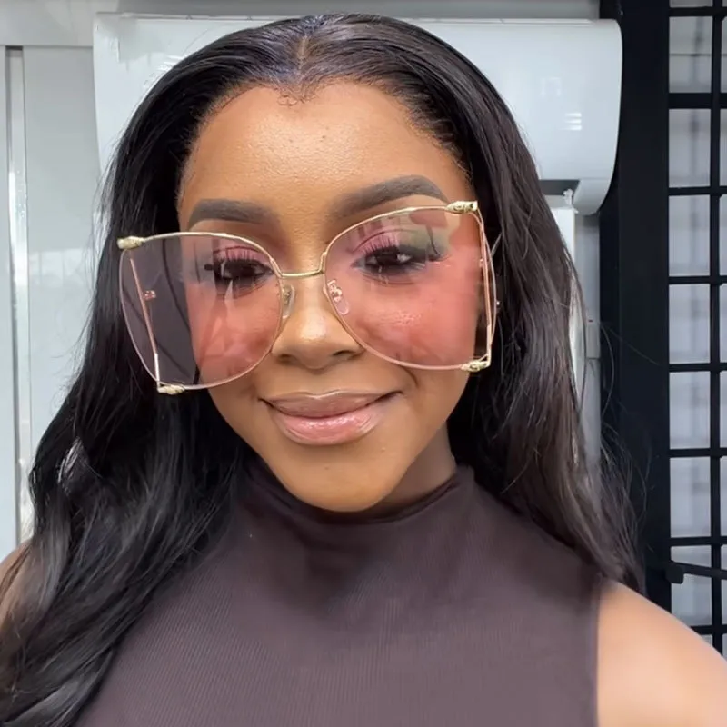 Fashion Irregular Large Frame Sunglasses