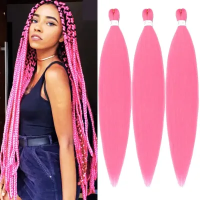 Women Fashion African Braided Wig High Temperature Wire Hair Bundle Not Hot Dye for Any Nude