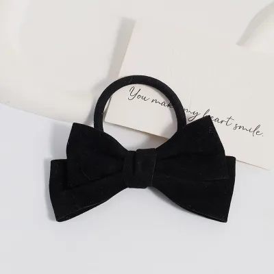 Women Fashion Sweet Winter Bow Hair Rope