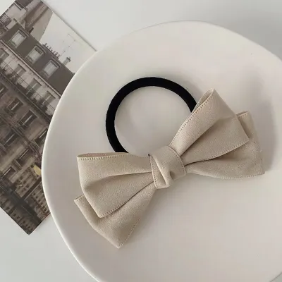 Women Fashion Sweet Winter Bow Hair Rope
