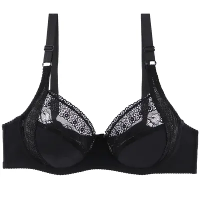 Women Plus Size Lace Sexy Push-Up Bra Full Cup