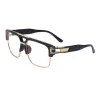 C6 Black Frame Transparent White