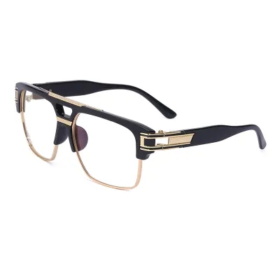 Retro Large-Frame PC Lens Sunglasses