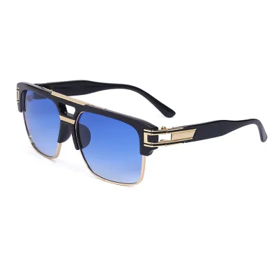 Retro Large-Frame PC Lens Sunglasses