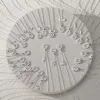 Letter Necklace O (White Gold)