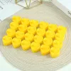 Heart-Shaped Electronic Candle Yellow (24 A Box Of 24 Multiples)