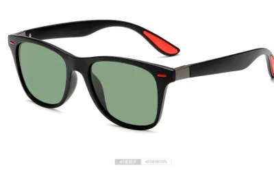 Men Fashionable Simple Casual Rice Nail Round Sunglasses PC
