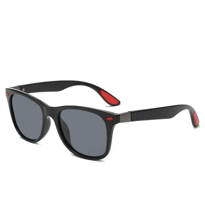 Men Fashionable Simple Casual Rice Nail Round Sunglasses PC