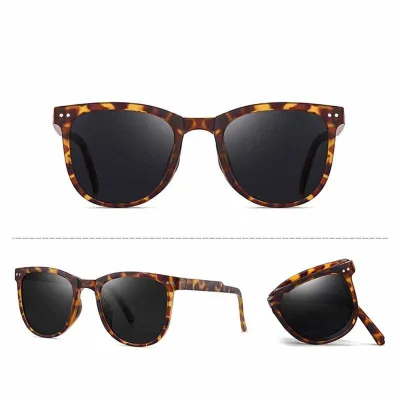Kids Unisex Fashion Casual Round Frame Folding Sunglasses with TAC Lens TR90 Frame