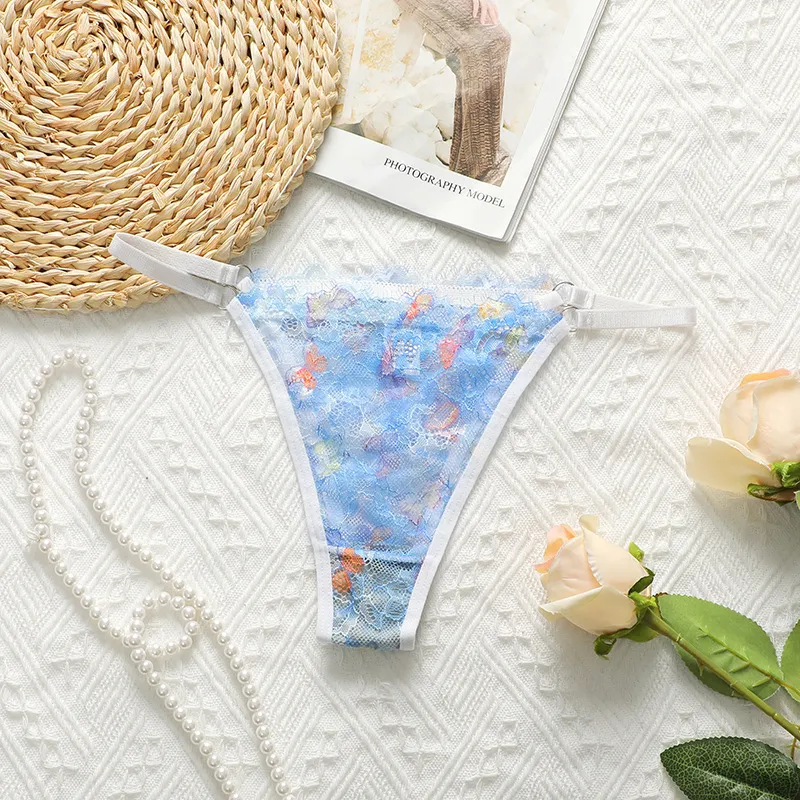 Women Sexy Transparent Lace Breathable Panties