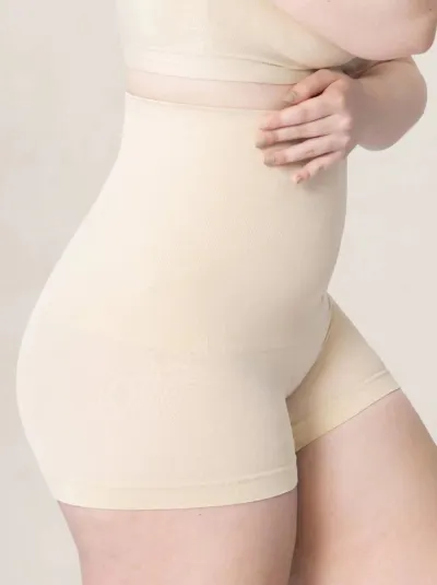 Women High-Waist Hip-Lifting Flat-Angle Abdominal Shaping Pants