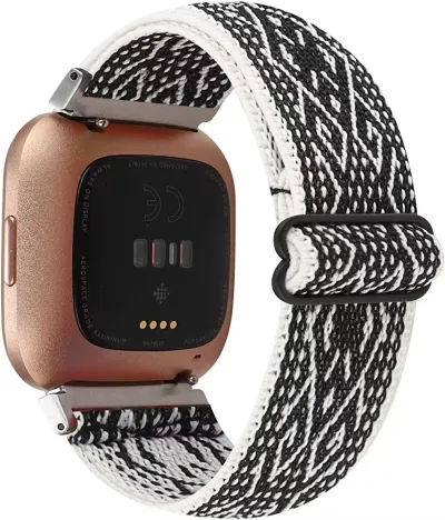 Simple Ethnic Japanese Buckle Jacquard Wristlet Apple Strap