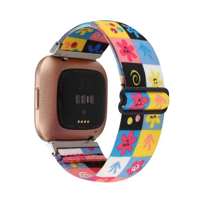 Simple Ethnic Japanese Buckle Jacquard Wristlet Apple Strap