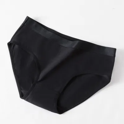 Women Simple Breathable Non-Marking Cotton Antimicrobial Panties
