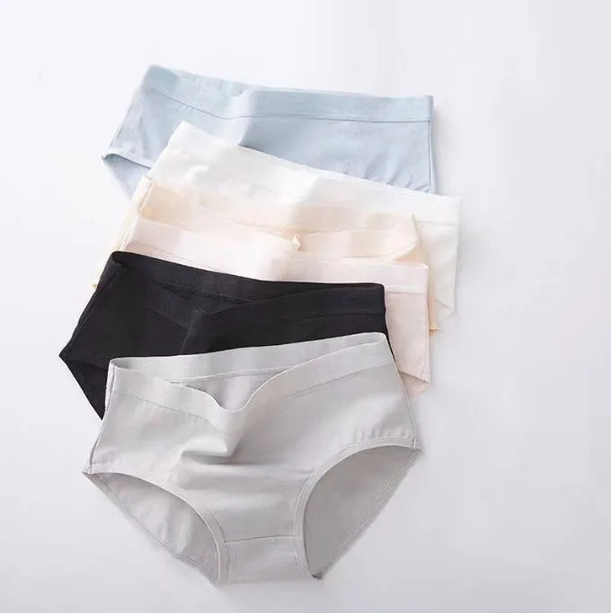 Women Simple Breathable Non-Marking Cotton Antimicrobial Panties