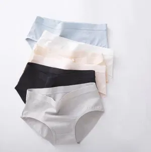 Women Simple Breathable Non-Marking Cotton Antimicrobial Panties