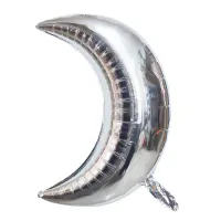 28 Inch Silver Moon Balloon